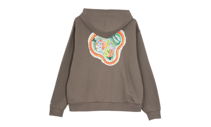 SB Full-Zip Fleece Skate Hoodie "Pool Airs - Cave Stone / White" HJ2898 289