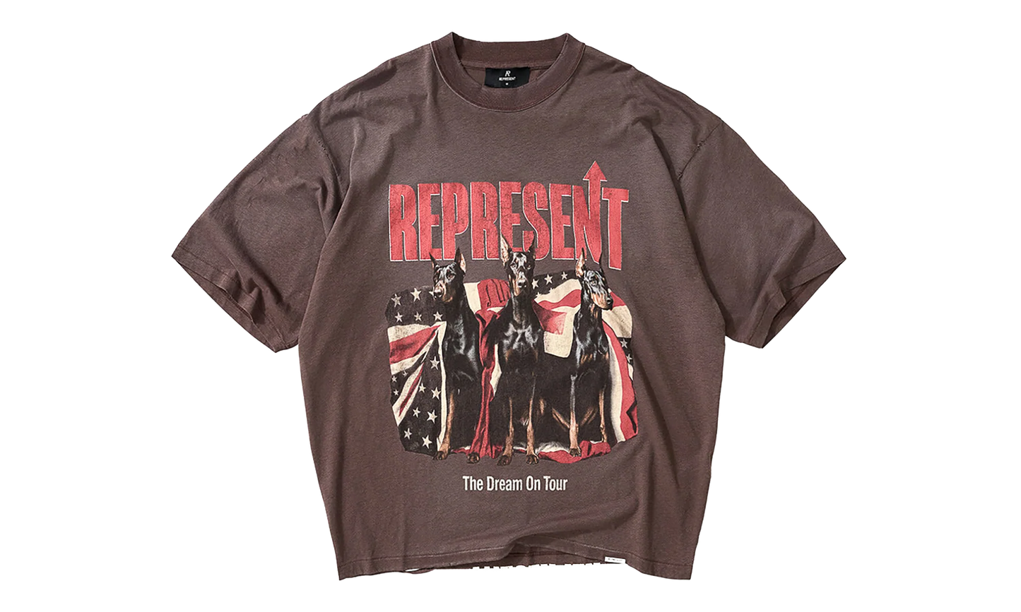 Dream On Tour SS Tee "Brown" MLM100593-NE