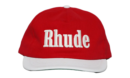 Contrast Logo Hat "Red / White" FW25HA018503041