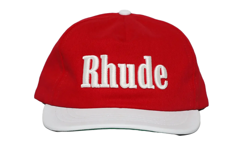 Contrast Logo Hat "Red / White" FW25HA018503041