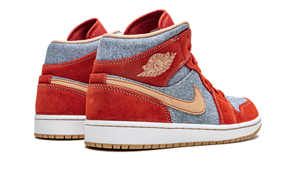 1 Mid SE "Denim Red Suede" DM4352 600