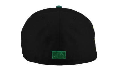 59FIFTY New York Yankees 1999 WS Fitted Hat "Metallic Script - Black / Green / Gold" 123451298979