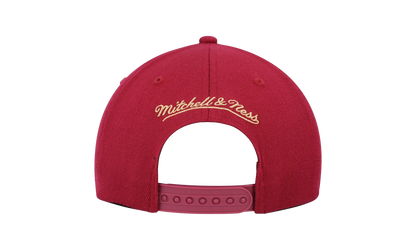 NBA Team 2 Tone 2.0 Stretch Snapback Cap "Cleveland Cavaliers - Red / Gold" HHSS3265 CCAYYPPPRDGD