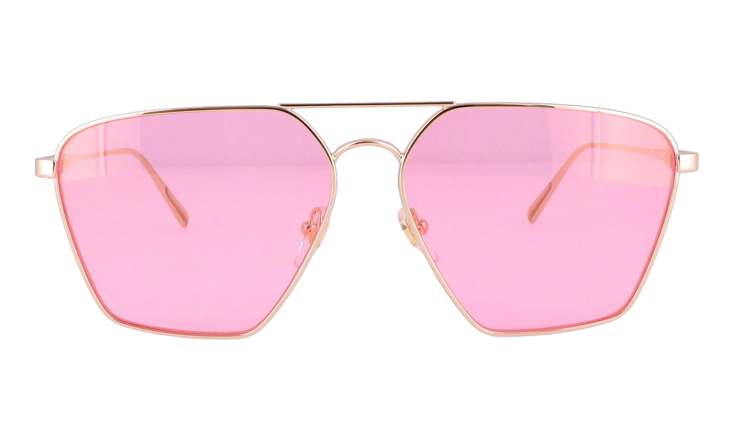 Rectangle Sunglasses "Shiny Gold" MCM130S-726