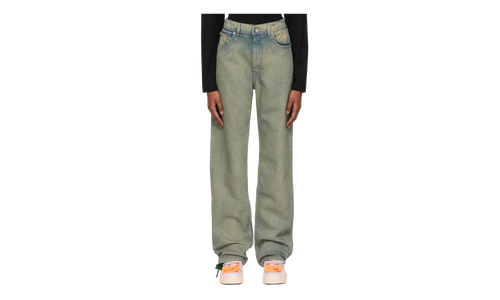 Baby Baggy Jeans WMNS "Forest Green" OWYA046AF22DEN002570026