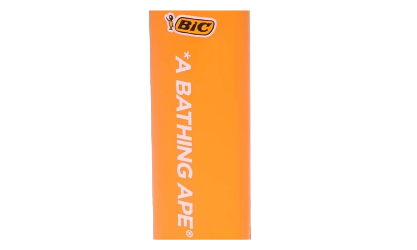 A Bathing Ape 'Bic' Lighter "Orange" 1K22 182 036 ORANGE