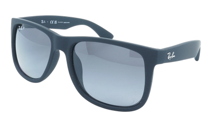 JUSTIN CLASSIC POLARIZED SUNGLASSES "RUBBER BLACK" RB4165F-622-T3