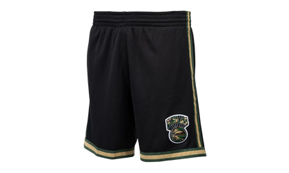 NBA Straight Fire Camo Swingman Shorts "1991 New York Knicks - Black" BA30ZC NYK K NNJ
