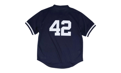 MLB Mariano Rivera Authentic Batting Practice Pullover Jersey "1995 New York Yankees - Navy" ABPJ3051 NYY95MRINAVY