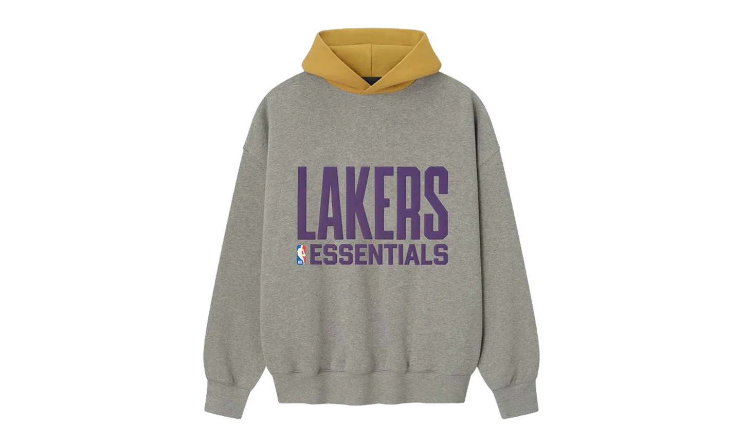 LAKERS SPORTS FIT HOODIE "CONCRETE HEATHER / CANYON" 192NB256405F