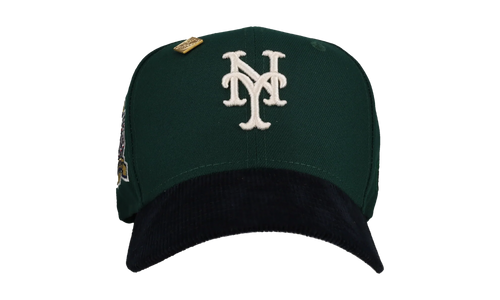 59FIFTY New York Mets 40th Season Fitted Hat "Green / Navy - Corduroy Visor" NE197