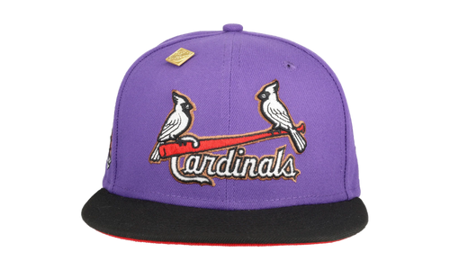 59FIFTY St. Louis Cardinals Busch Stadium Final Season Patch Fitted Hat "Tan / Teal" NE385