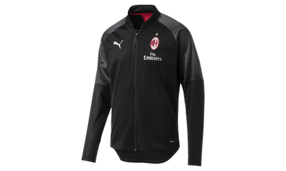 AC Milan Stadium Poly Jacket "Puma Black / Tango Red" 754864 01