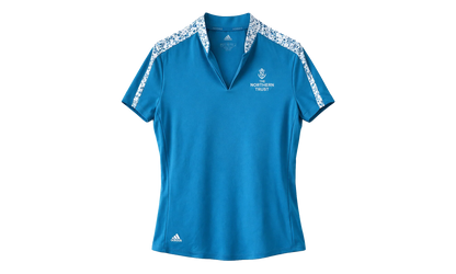 Novelty Sleeveless Polo WMNS "Glow Blue" EI7529