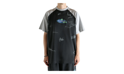 Raglan Oversized T-Shirt "Faded Washed Black" 850419 TTVE2 1041