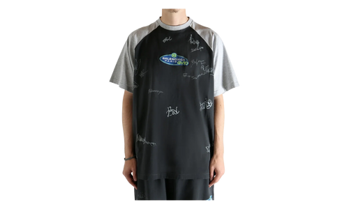 Raglan Oversized T-Shirt "Faded Washed Black" 850419 TTVE2 1041