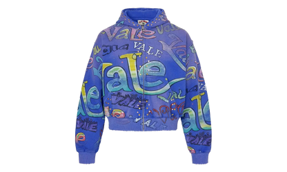 Iceberg Zip Up Hoodie "Blue" VAL179