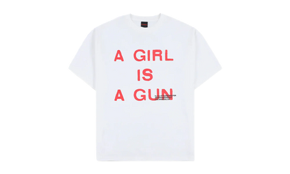 Girl Is A Gun SS Tee "White" P26SP082-WHT