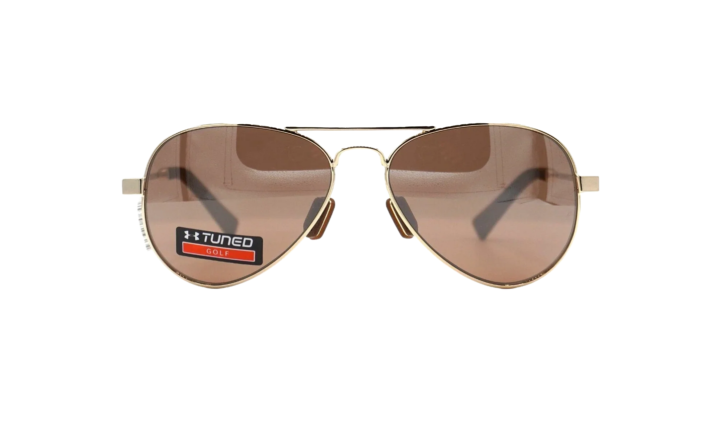Getaway Sunglasses "Tuned Road - Gloss Gold / Dark Crystal Brown" 8650118 942024