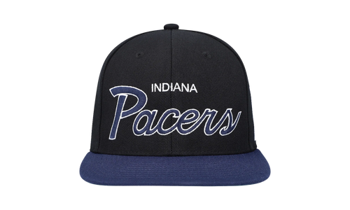 NBA Hardwood Classics Script 2.0 Snapback Cap "Indiana Pacers - Black" HHSS3282 IPAYYPPPBLCK