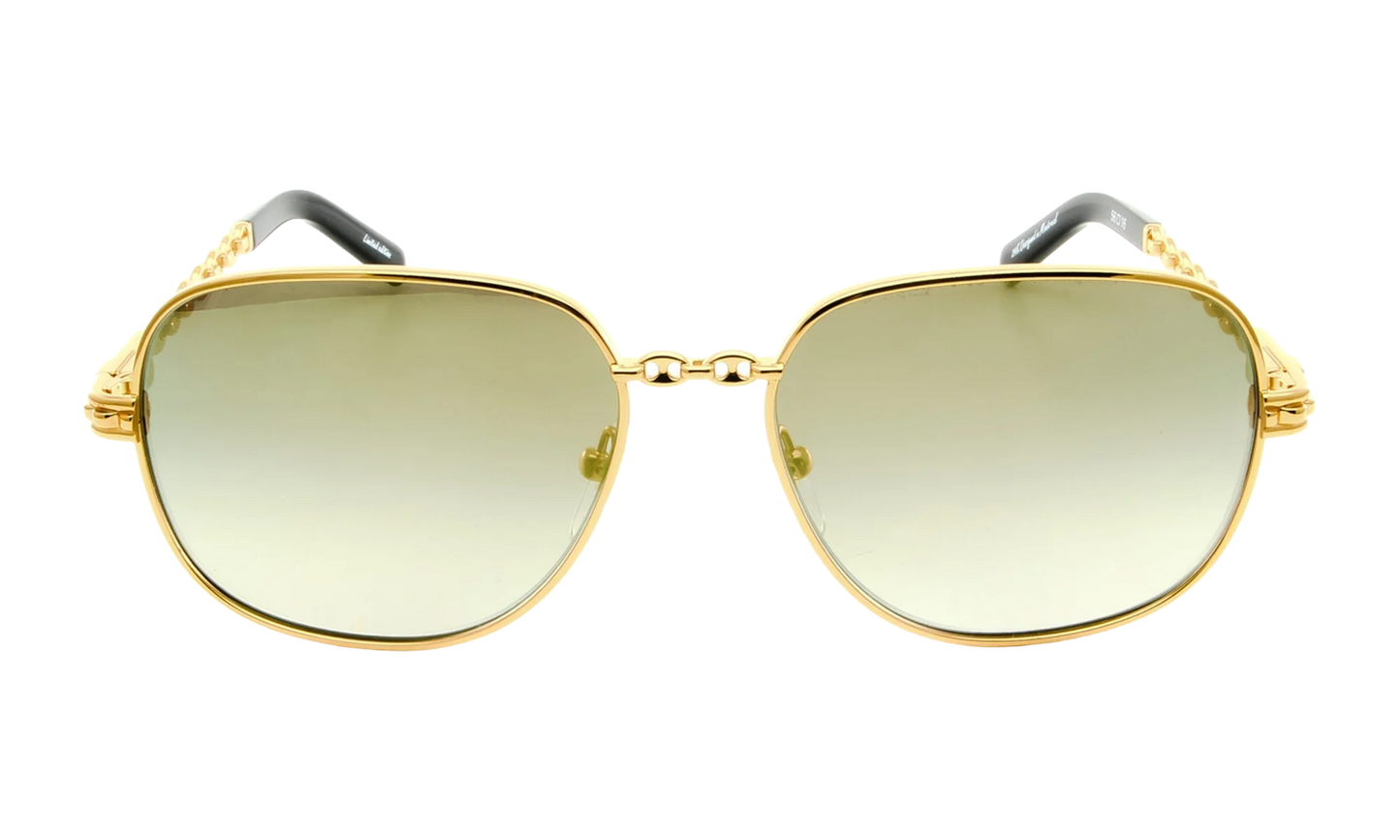Mayor Mariner Edition 24KT "Yellow Gold / Moss Green Gradient Flash Gold" MNMY2 0004 22A2