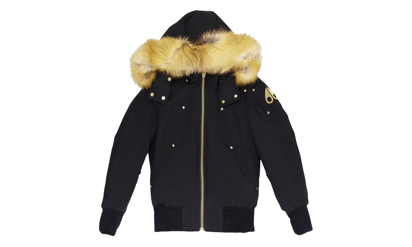 Sainte Flavie Bomber Jacket "Black / Gold" MSK-WOTW-0026