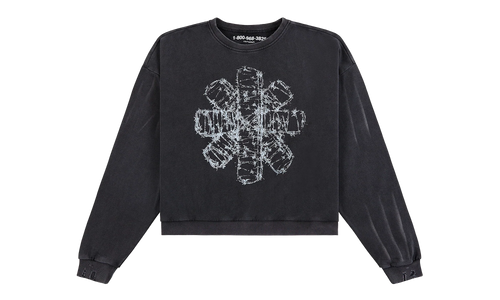 Barbed Wire Sweatshirt "Black" LST 23 22713 BLK