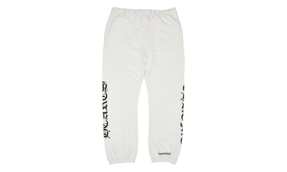 Plus Cross Allover Print Sweatpants "White" CHRM0857