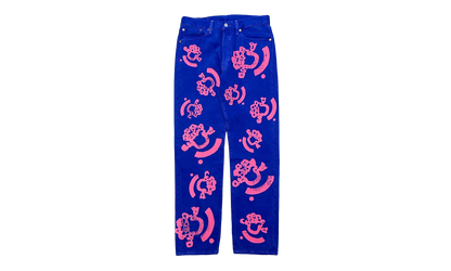 Bstroy Levi’s 501 Cotton Wreath Logo Jeans "Blue/Pink" DT372