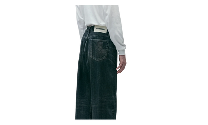 Washed Denim Wide Pants "Indigo" 252XBNH PTM04 INDIGO