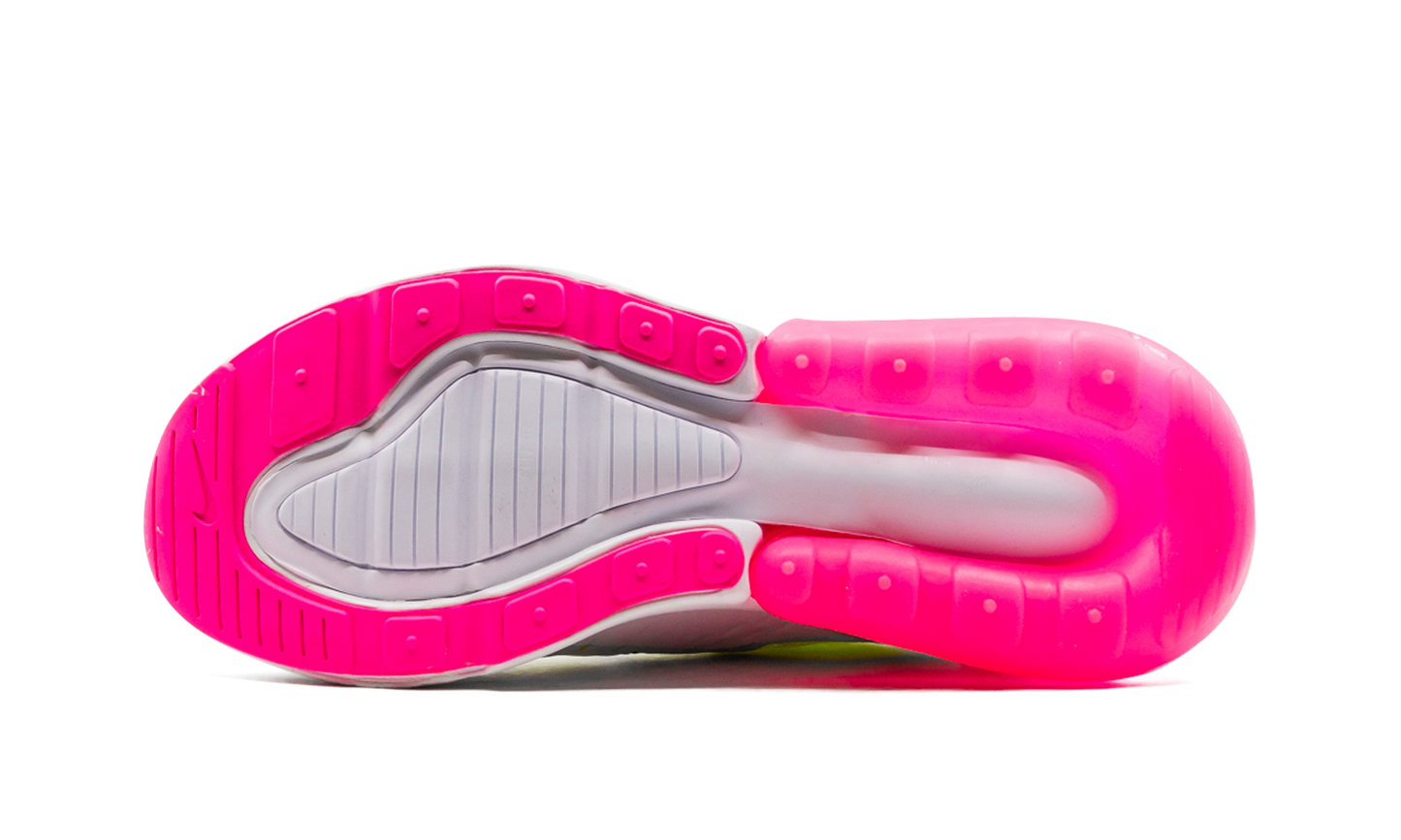 AIR MAX 270 MNS WMNS"White/ Pink Blast/ Volt" DH0252 100