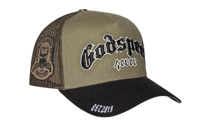 GS Forever Trucker Hat "Olive / Black" GS136