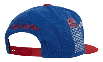 NCAA Team Origins Snapback Cap "Kansas Jayhawks - Royal / Red" 6HSSSH22019 KAURYRD