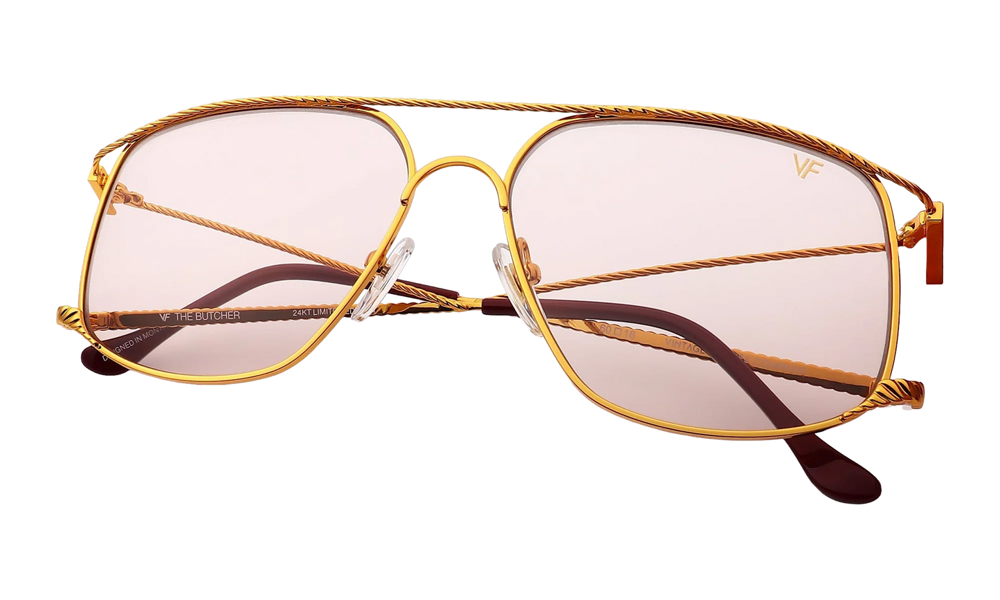 The Butcher 24KT - Size B "Yellow Gold / Light Brown" MPBU2 0010 35T3
