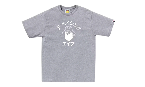 Katakana Pirate College Tee "Grey" 4K20 110 007 GREY