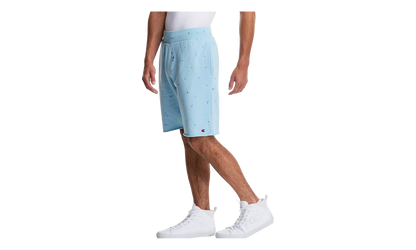 C-Life Reverse Weave Paint Splatter Shorts "Candid Blue" 825977 AZZC