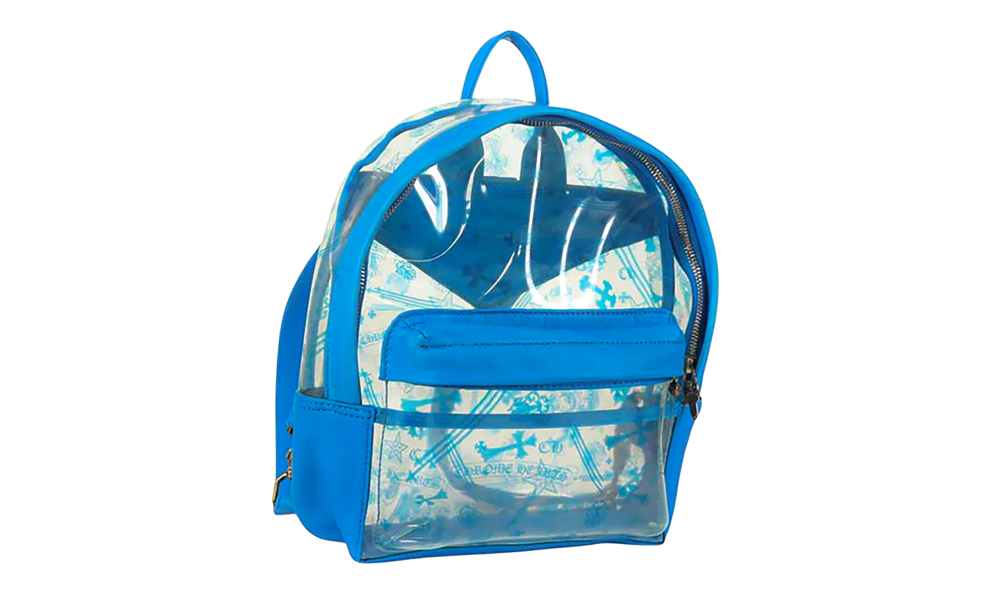 PVC BACK TO SCHOOL Backpack "Vinyl Leather Blue" CHRM0899