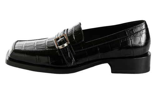 Bel Air Loafer WMNS "Black Crocodile Embossed Calfskin" 845962 WCB60 1000