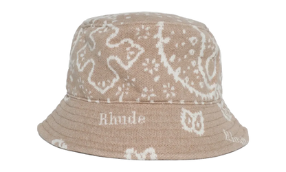 Intarsia Bucket Hat "Tan / Cream" RHPS24HA04973517 TCM