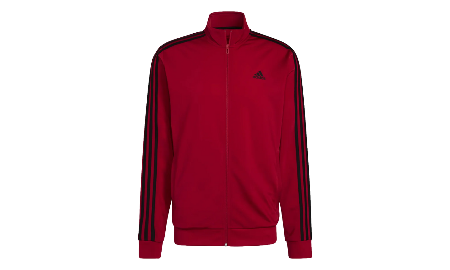 Essentials Warm-Up 3-Stripes Track Jacket "Scarlet / Black" H46104