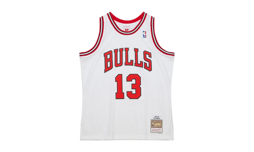 NBA Luc Longley Jersey "1997 Chicago Bulls - White" SMJY6370 CBU97LLOWHIT