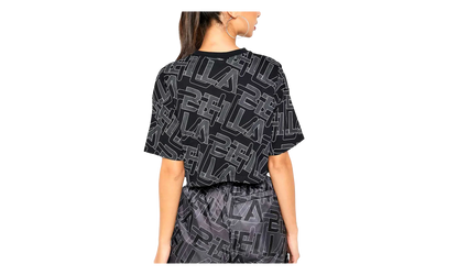 Brea Crop T-Shirt WMNS "Black / White" LW933266 001