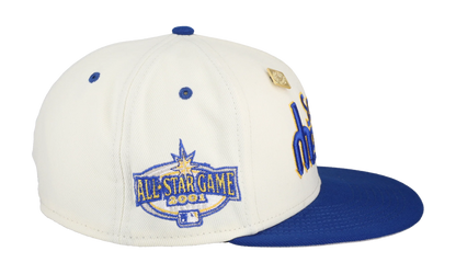 59FIFTY Seattle Mariners 2023 Chrome Collection 2001 All Star Game Fitted Hat "White / Royal Blue" 123451292137