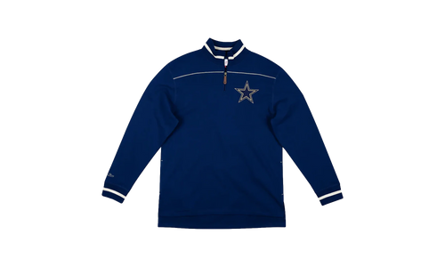 NFL Team Issued French Terry 1/4 Zip Pullover "Dallas Cowboys - Navy" FQZPAJ19031 DCONAVY