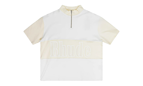 Panelled Henley T-Shirt "White" RHPS22TT10012572