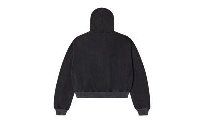 FRIDAY BLACK ZIP UP HOODIE "Black/Yellow" EN8WMYNH