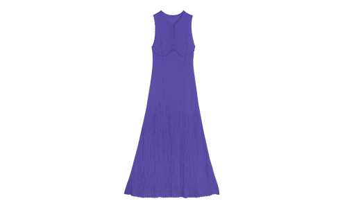 SLEEVELESS MIDI DRESS "BLEUET" RW DR0042 K034 E24 224