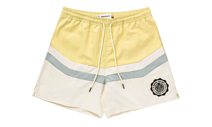 Brushed Poly Track Short "Bone / Yellow" HTG240123 BONE