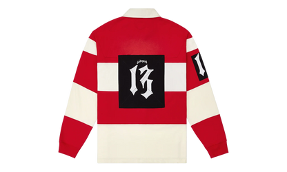 Classic Field Rugby Shirt "Cream / Red" RBIJCJHN