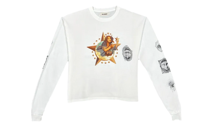 Star Girl Long Sleeve Tee "White" ALSS26MJLST37A
